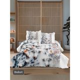 Yünteks Örtüm Çift Kişilik Kapitone Yatak Örtüsü - Sarı - Beyaz - 250 x 260 cm