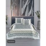 Yünteks Örtüm Tek Kişilik Kapitone Yatak Örtüsü - Ekru - Haki - 175 x 240 cm