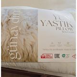 Yünteks Yün Yastık ,günaydın Yün Yastık, Organik , Wool Pillow , 1.kalite ,uzun Ömürlü ,sağlıklı , Lüx - 50 × 70 cm - Beyaz