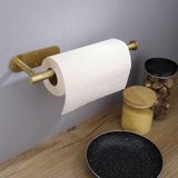 YUNTUOO Mutfak için Kağıt Havlu Tutucular Yapışkanlı Kağıt Havlu Tutacağı Dolap Altında Mutfak Havlusu için Duvara Montaj 33 cm (Altın)