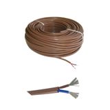 Yunus 2x1,5mm² 10 Mt Tekne Ve Karavan Kalaylı Kablo 10mt. Kahverengi - Marin Tekne Tesisat Yassı Kablo