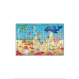 Yunus Balığı Ve Arkadaşları 3-9 Yaş Çocuklar İçin 24 Parçalı Ahşap Puzzle Yapboz