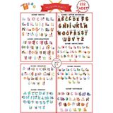 Yunus Copy Alfabe Sticker 29 Harf 2 Türkçe - Çok Renkli