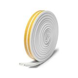 Yunus Kayatek Kapı Pencere Bandı Fitili Yapışkanlı Soğuk Izolasyon Bant 3x2=6 Metre (Beyaz) 1 Kapı İçin Ideal Boyut
