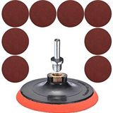 Yunuskayatek Cırt Zımpara Seti + Matkap Aparatı 115 Mm 10 Parça