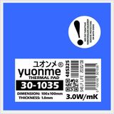 Yuonme Termal Ped / Thermal Pad 1.0mm 3.0W/MK 100X100MM 30-1035