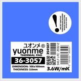 Yuonme Termal Ped / Thermal Pad 3.0mm 3.6W/MK 100X100MM 36-3057