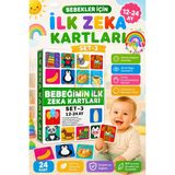 Yupulu Bebeğimin Ilk Zeka Kartları Set-3 / 12-24 Ay Eğitici Hediye Paketi