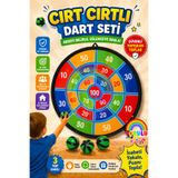 YUPULU Cırt Cırtlı Hedef Tahtası Çocuklar İçin Güvenli Dart Oyunu 3 Top Cırtlı Eğlenceli Hedef Oyunu Dart Seti