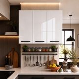 Yurkan 125 cm Üst Dolap 125 cm Mutfak Dolabı Üst Modül
