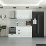 Yurkan 190 Cm Mutfak Dolabı Mdf Kapak Tezgah Dahil Yrkn190 97 Beyaz