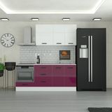 Yurkan 200 cm Mutfak DolabıMDF Kapak Tezgah Dahil YRKN200 102