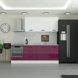 Yurkan 225 cm Mutfak DolabıMDF Kapak Tezgah Dahil YRKN225 102