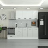 Yurkan 235 cm Mutfak DolabıMDF Kapak Tezgah Dahil YRKN235 100