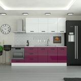 Yurkan 245 cm Mutfak DolabıMDF Kapak Tezgah Dahil YRKN245 102