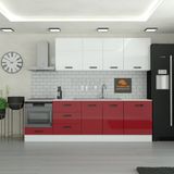 Yurkan 260 cm Mutfak DolabıMDF Kapak Tezgah Dahil YRKN260 101
