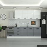 Yurkan 260 cm Mutfak DolabıMDF Kapak Tezgah Dahil YRKN260 98