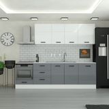 Yurkan 265 cm Mutfak DolabıMDF Kapak Tezgah Dahil YRKN265 98