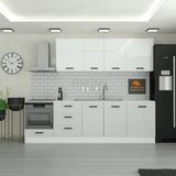 Yurkan 280 cm Mutfak DolabıMDF Kapak Tezgah Dahil YRKN280 100