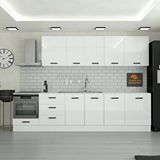 Yurkan 310 Cm Mutfak Dolabı Mdf Kapak Tezgah Dahil Yrkn310 97 Beyaz