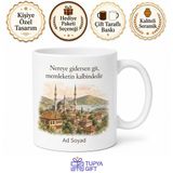 Yurt Dışına Gidene Memleket Hatırası Kupa Bardak Özel Tasarım Hediye
