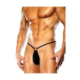YurtMarketing 13T-Erkek Fantezi Slip-Jockstrap-YurtMarketing Fantezi Halkalı Seksi Siyah Erkek String TG274601 Siyah S