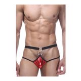 YurtMarketing 13T-Erkek Fantezi Slip-Jockstrap-YurtMarketing Fantezi Kırmızı Önü Halkalı Seksi Erkek String-tanga TG2745 Kırmızı M