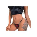 YurtMarketing 4T-Fantezi Tanga-Külot-String-YurtMarketing Fantezi Ekose String TG270052 Ekose XS