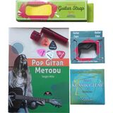 Yurtrenkleri Yayınevi Gitar Metodu + Gitar Askısı + Kapo + Klasik Gitar Teli + Burgu Çevirici + Pena (5 Adet). Ekonomik!