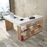 Yurudesign 47597 Tywin Kitaplıklı Çalışma Masası