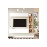 Yurudesign Cohen Tv Ünitesi Kitaplık Duvara Monte Sepet-Beyaz CN1-SW