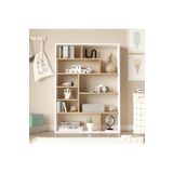 Yurudesign Craft Kitaplık 124cm Sepet-Beyaz CF1-SW