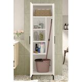 Yurudesign Daisy Çok Amaçlı Dolap Vileda Banyo Dolabı Beyaz Dy1-W