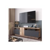 Yurudesign FR6-AA Future Çam-Antrasit Tv Ünitesi