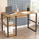 Yurudesign İron Metal Kitaplıklı Çalışma Masası