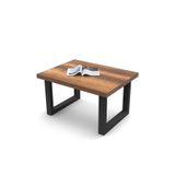 Yurudesign Metal Ayaklı Barok Marken B Ofis Sehpası