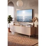 Yurudesign Sedra Tv Ünitesi Sehpası 3 Kapaklı Ahşap Ayaklı 150cm Kumsal-sepet Sd3-cs Bej