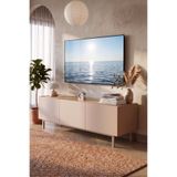 Yurudesign Sedra Tv Ünitesi Sehpası 3 Kapaklı Ahşap Ayaklı 150cm Kumsal-Sepet SD3-CS
