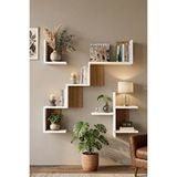 Yurudesign Shelf 27 Duvar Rafı Sepet-beyaz Wl27-sw Kahverengi