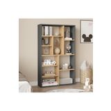 Yurudesign Traft Kitaplık 124cm Sepet-Antrasit TF1-SA