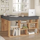 Yurudesign TY47597 Tywin Kitaplık Raflı Çalışma Masası