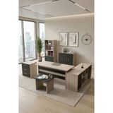 Yurudesign Vario ABCDEF Ofis Büro Masa Takımı 3 Renk VO17-OB - Meşe - Siyah