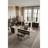 Yurudesign Vario ABCDEFG Ofis Büro Masa Takımı 3 Renk VO18-OB - Meşe - Siyah