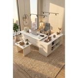 Yurudesign Vario ABF Ofis Büro Masa Takımı 3 Renk VO10-W - Beyaz