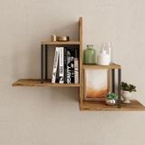 Yurudesign VG15-A Voyage Çam Duvar Rafı Kitaplık