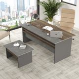 Yurudesign Vista Ab Ofis Büro Masa Takımı Kahve-beton-antrasit Vs6-cga