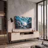 Yurupa 180 cm Tv Ünitesi Modern Tv Sehpası Valaris Kapaklı Ayaklı Ceviz-Kaşmir Vıs1-Cka - Ceviz - Bej - Renk