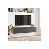 Yurupa Aven Tv Ünitesi Tv Sehpası Kapaklı 140cm Çam-antrasit Ave10-aa Atlantik Çam - Antrasit