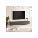 Yurupa Aven Tv Ünitesi Tv Sehpası Kapaklı 180cm Çam-antrasit Ave8-aa Çam - Antrasit