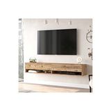 Yurupa Aven Tv Ünitesi Tv Sehpası Kapaklı Raflı 180cm Çam Ave9-a Atlantik Çam